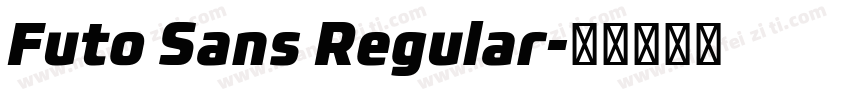 Futo Sans Regular字体转换